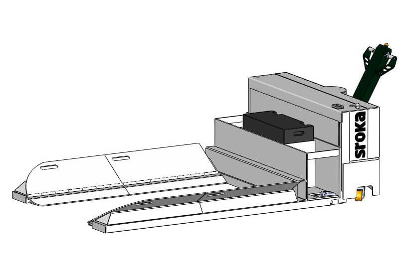 Paper Roll Handler Paper Roll Mover Electric Walkie Rider Sroka