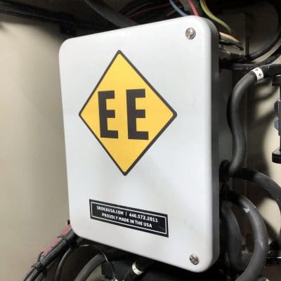 EE Enclosure on Lift Truck by Sroka