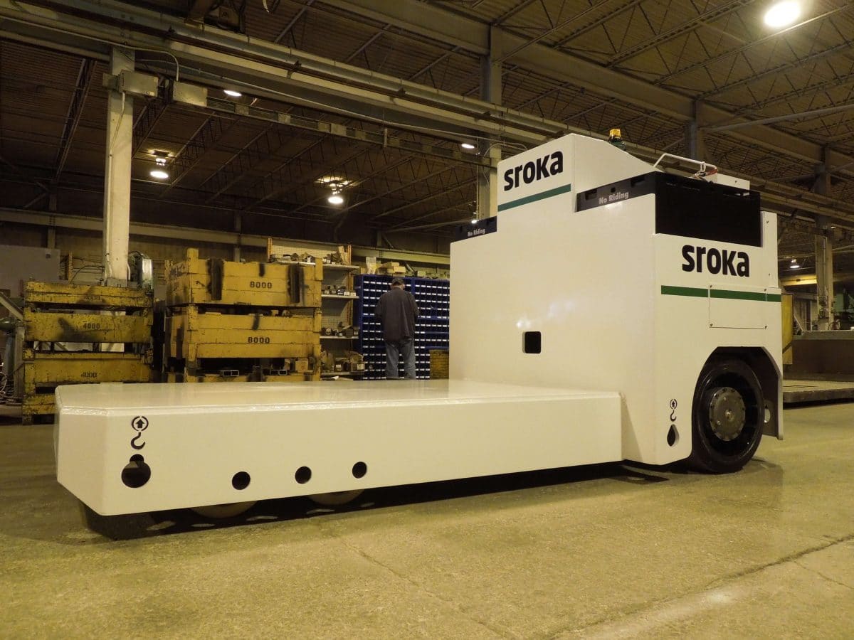 Mold and Die Transporter - 80,000 LBS Capacity Electric - Front Profile | Sroka