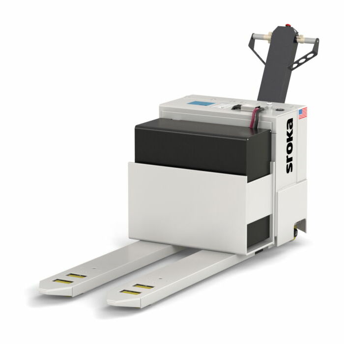 Heavy-duty walkie pallet trucks by Sroka for industrial pallet handling