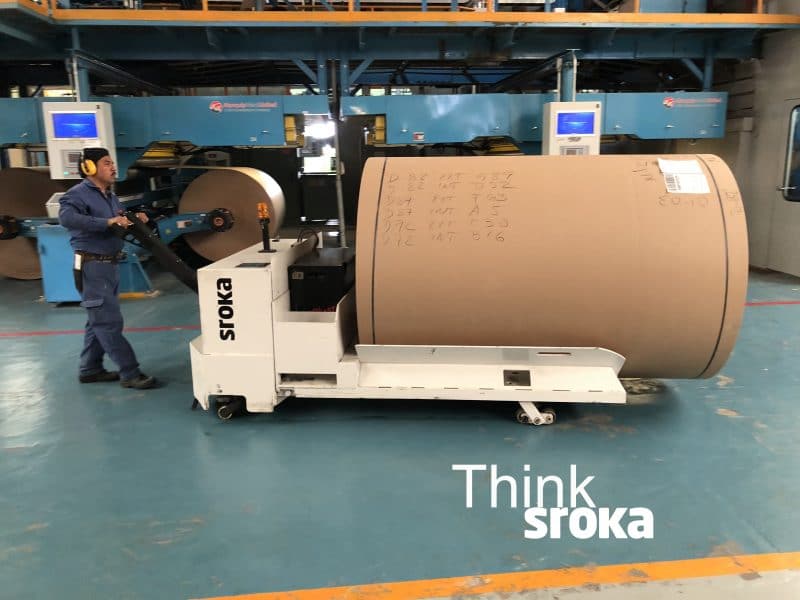 10,000 LBS Capacity Paper Roll Handler Lift Truck | Sroka