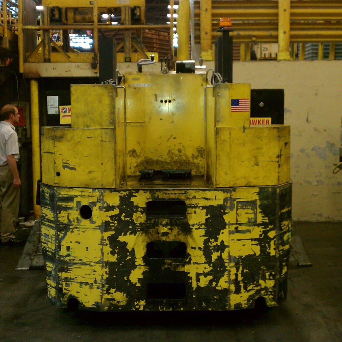 Die Handler with Quick Change and Lift - Rear View - 60000 LBS Capacity | Sroka