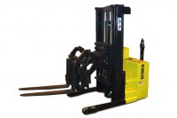 Walkie Reach Truck Stacker - Electric Walk Behind Reach Stacker - 8000 lb Capacity | Sroka